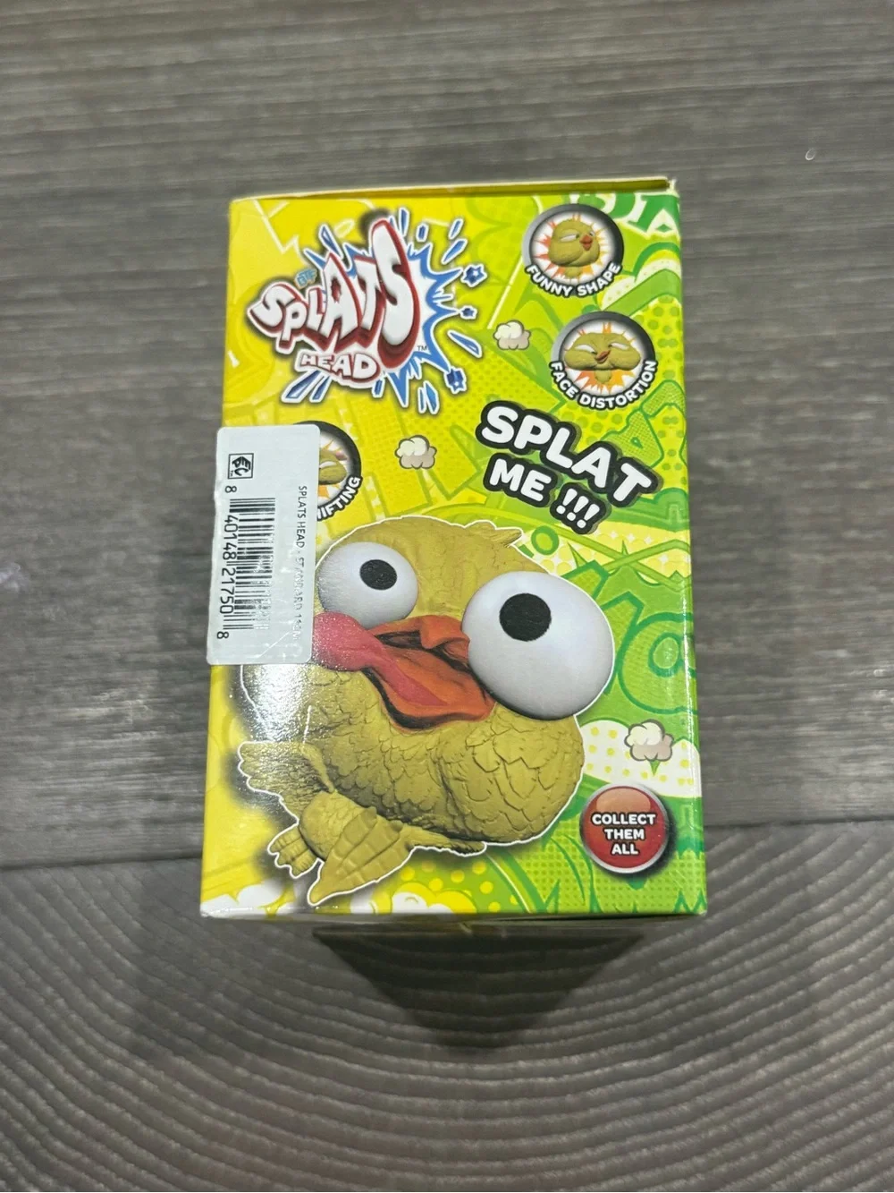 NWT Splat Head Yellow Chick Squishy Toy -